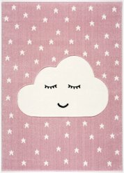 Dywan dziecięcy Happy Cloud Pink 120x170 cm do pokoju dziecięcego różowy z chmurką - Miniaturka zdjęcia nr 2