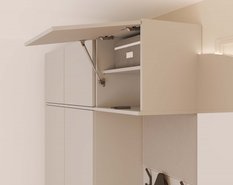 Garderoba szafa HAGA 238x100x35 cm wieszak kaszmir - Miniaturka zdjęcia nr 8