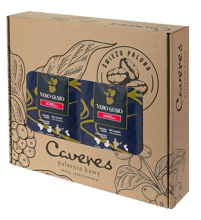 Zestaw Caveres na prezent VERO i VERO Kawa mielona 500G