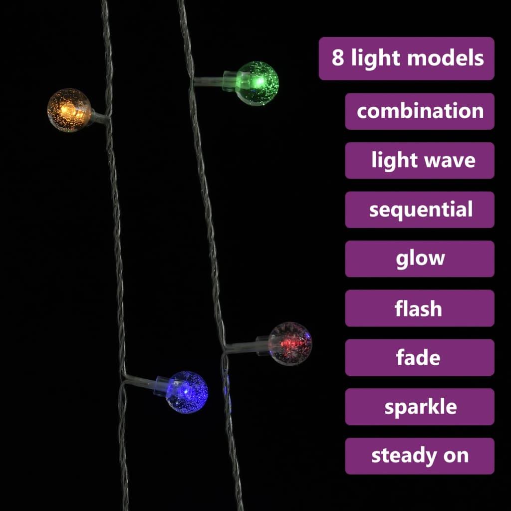 Lampki na choinkę 20 m 200 LED 8 funkcji światełka kolorowe na święta do salonu nr. 5