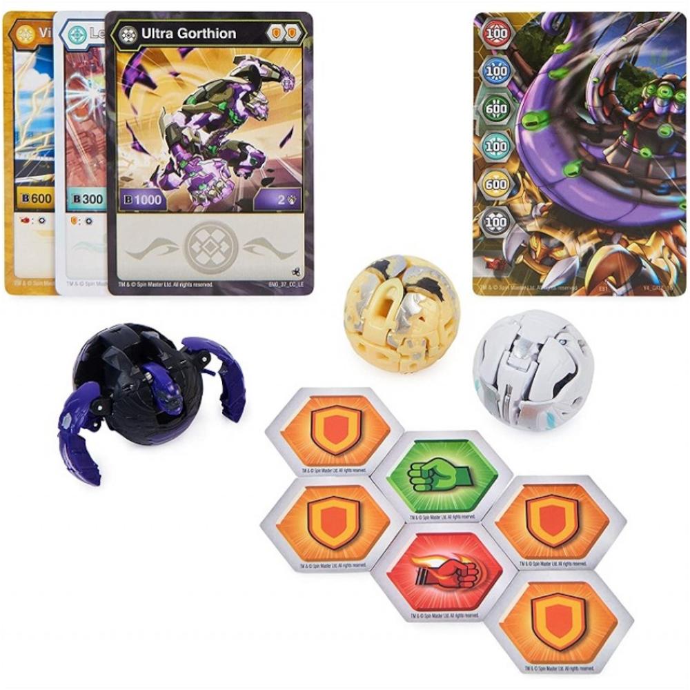 BAKUGAN LEGENDS ZESTAW STARTOWY 3-PAK ULTRA GORTHION + LEONIDAS + VILOCH nr. 2