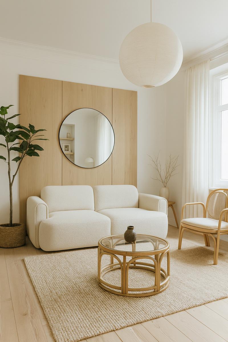 Kanapa rozkładana ITALY 253x110x71 cm trzyosobowa sofa z funkcją spania tkanina LOOP cream nr. 3