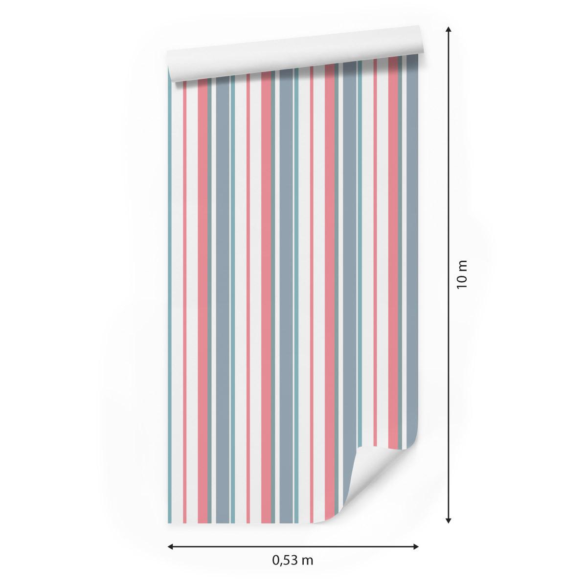 Tapeta kolorowe, pionowe pasy do salonu, sypialni  nr. 2