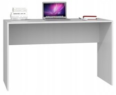 Biurko komputerowe PLUS 120x76x50 cm białe proste do biura 