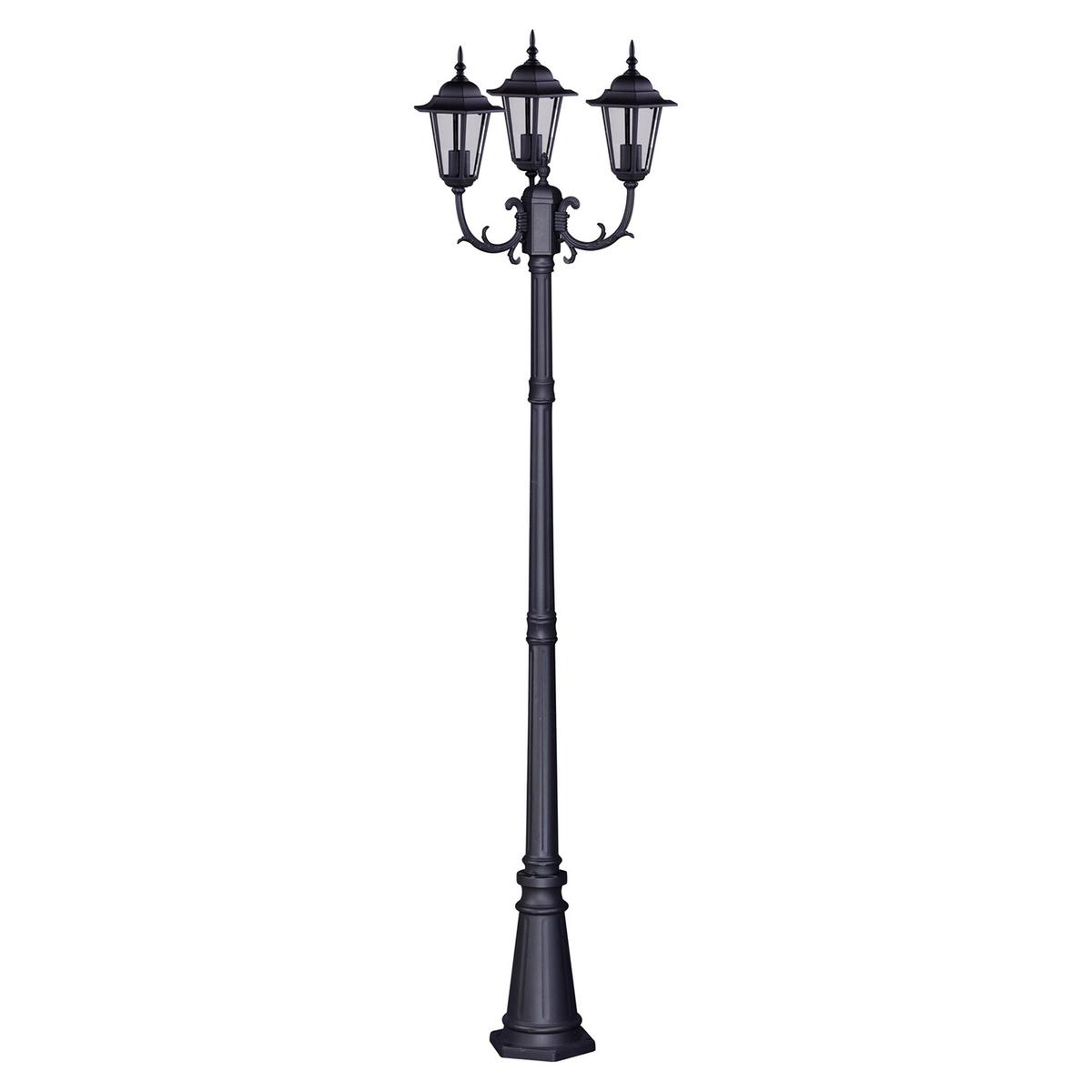 Lampa ogrodowa stojąca K-7009A2/3 STANDARD 70x233x27 cm do ogrodu czarny nr. 1