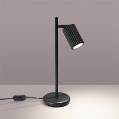 Lampa biurkowa Karbon 43x19.5x14.5cm do sypialni salonu czarna - Miniaturka zdjęcia nr 3