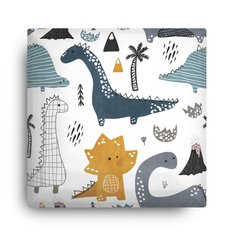 Panele tapicerowane 30x30 cm dinozaury z nadrukiem dla dzieci na ścianę  - Miniaturka zdjęcia nr 6