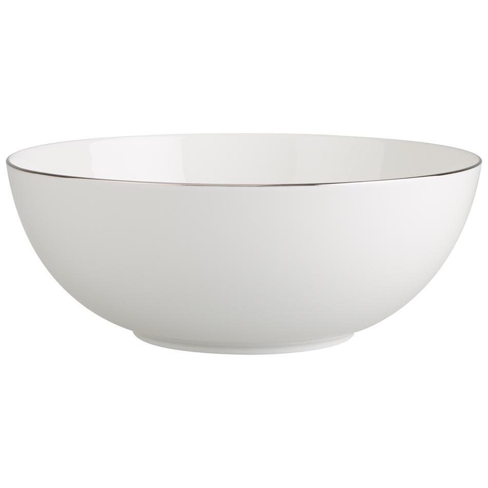 Miska na sałatę 23 cm Anmut Platinum No.1 Villeroy & Boch biała do jadalni