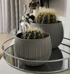 Donica kula Beton Bowl DKB180 + wkład śr.18cm - Miniaturka zdjęcia nr 9