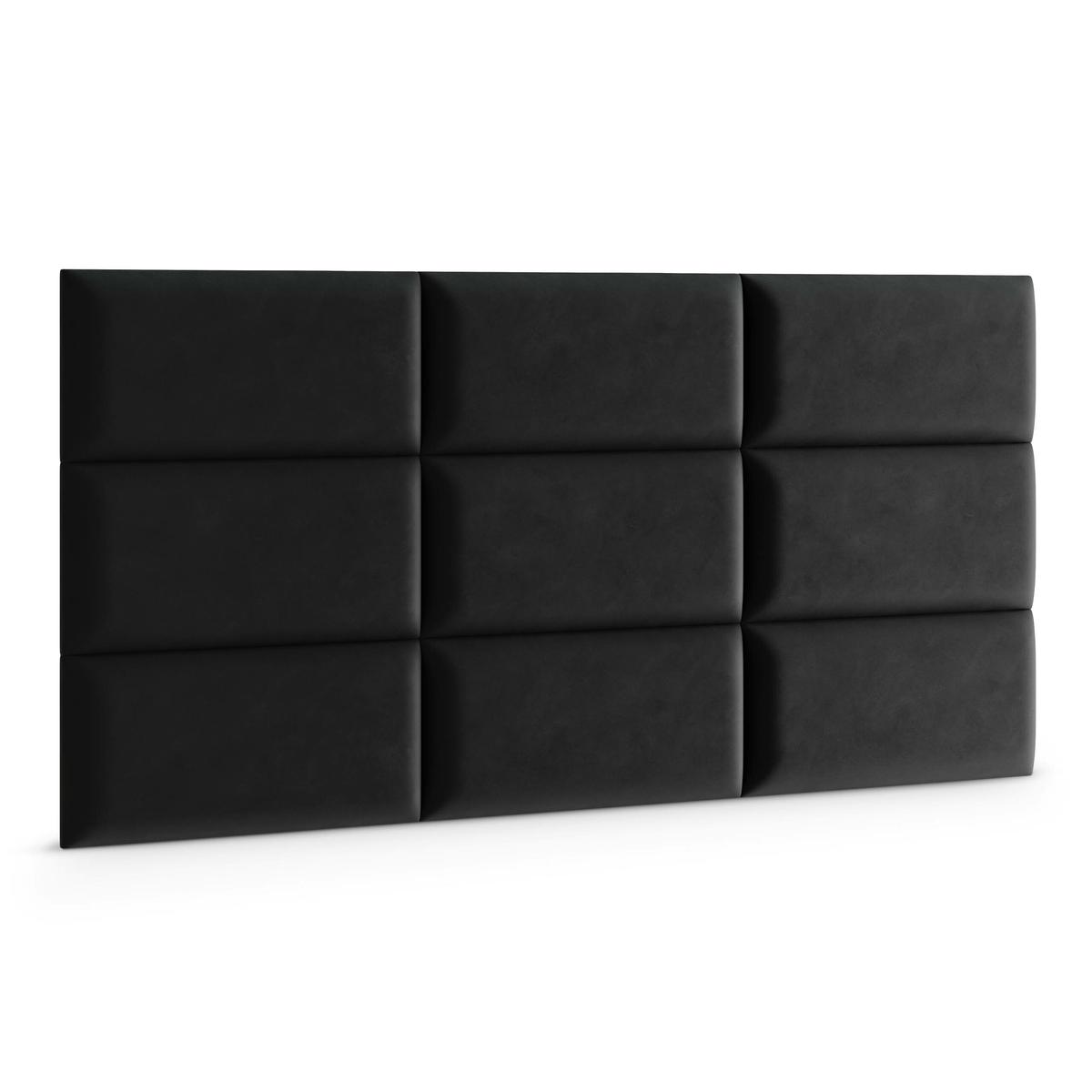 Panele tapicerowane 60x30 na ścianę magic velvet czarny nr. 3