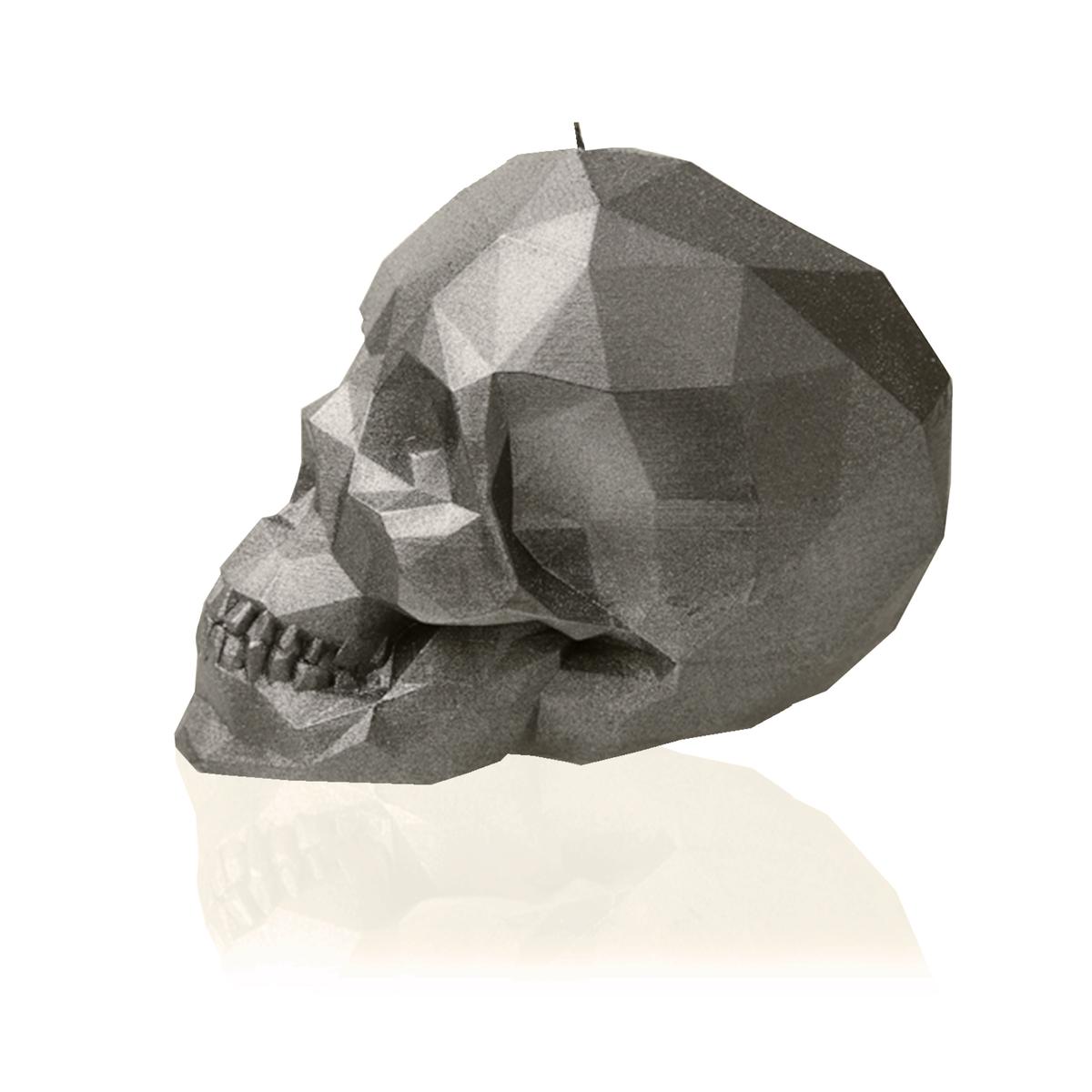 Świeca Skull Low-Poly Brass Big nr. 3