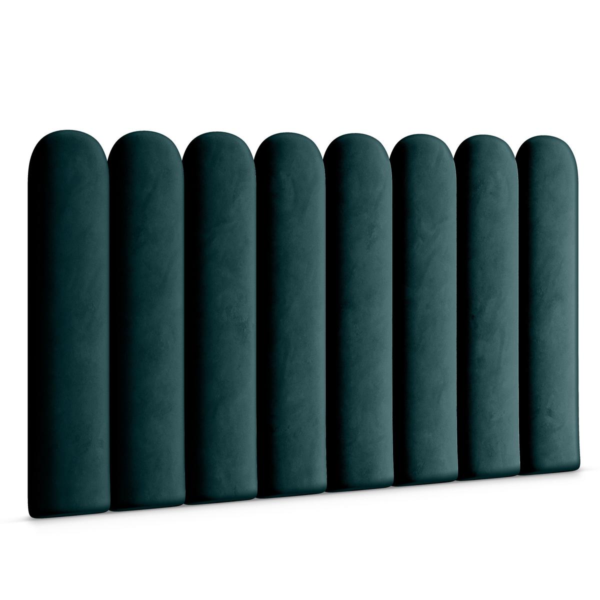 Panele tapicerowane 20x80 na ścianę płotek turkusowy nr. 3