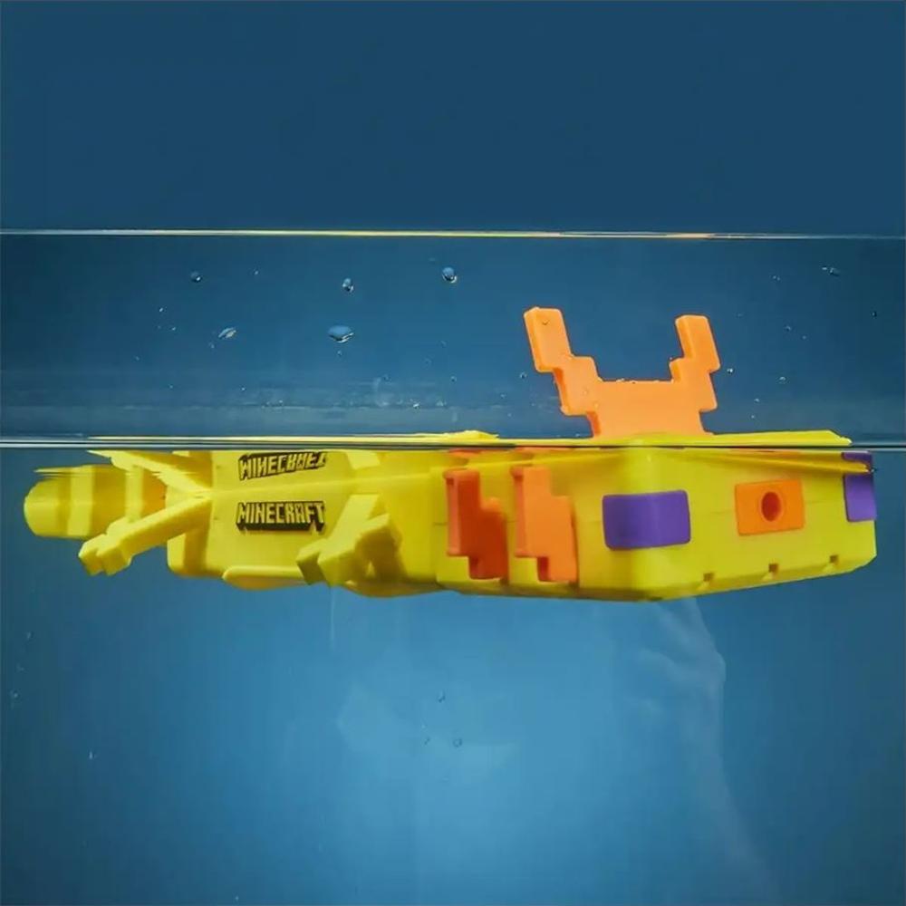 Pistolet na wodę MINECRAFT AXOLOTL oryginalny blaster nerf soaker dla dziecka  nr. 6