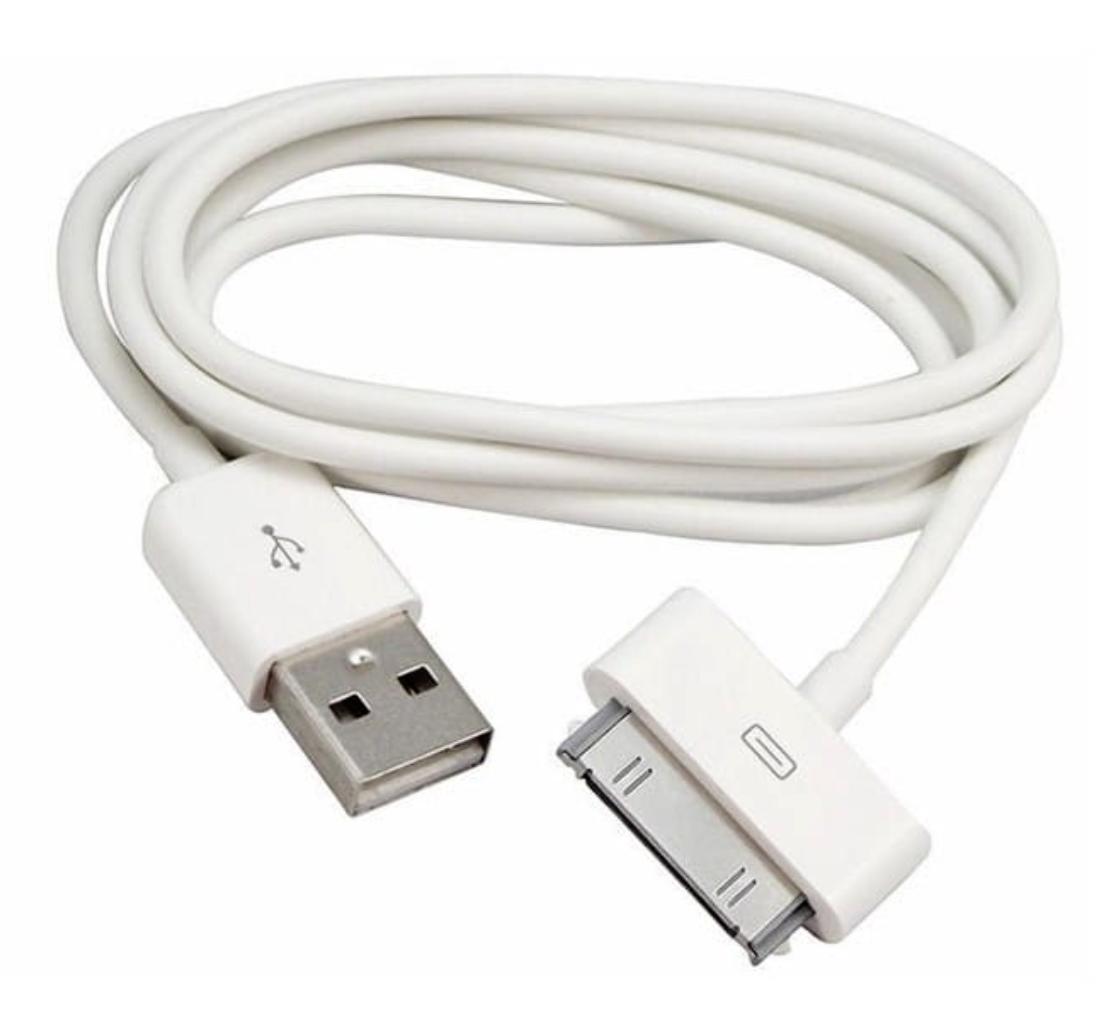 Kabel 30 pin USB QIKtech do iPhone 4 4S 3GS 3G 3 iPod iPad 2 3 1m biały nr. 4