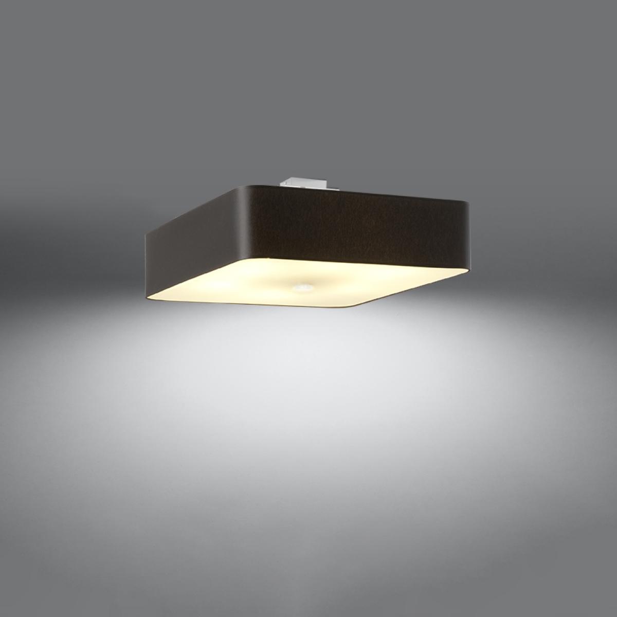 Plafon LOKKO 55 czarny 25x55x55cm E27 nowoczesna lampa do salonu nr. 3