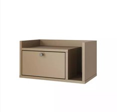 Szafka nocna wisząca AURA 50x35x22 cm stolik nocny do sypialni prawy cappuccino - Miniaturka zdjęcia nr 2