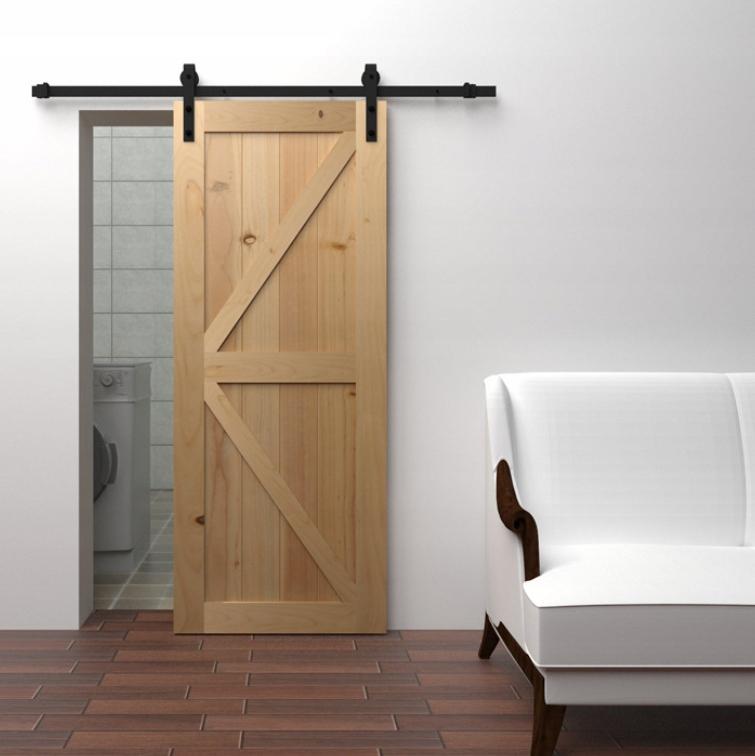 System do drzwi przesuwnych 2 m w stylu loft zestaw Barn Door nr. 2