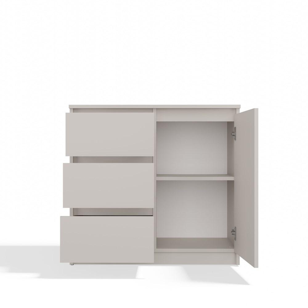 Komoda Malwa 75x80x40 cm do salonu sypialni kaszmir beż nr. 9