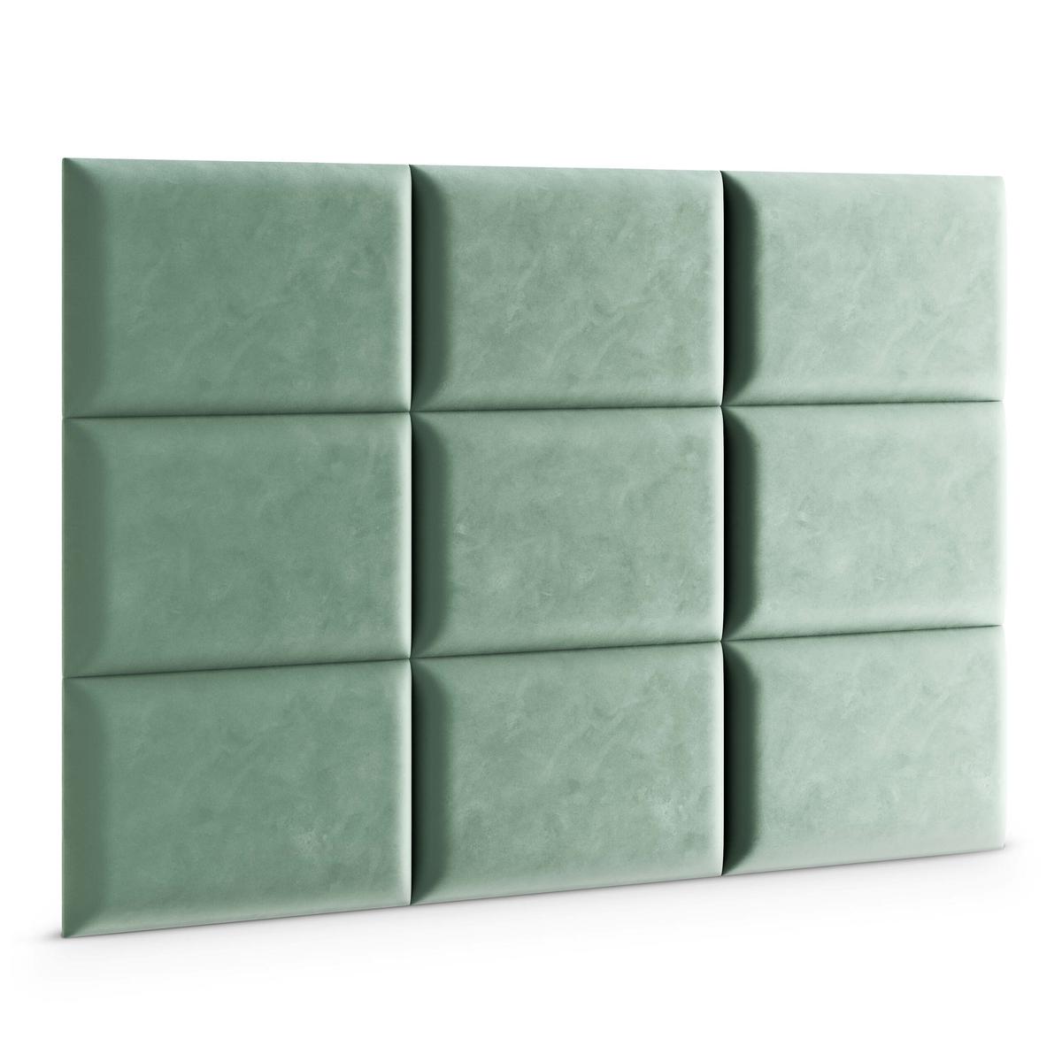 Panele tapicerowane 60x40 na ścianę magic velvet miętowy nr. 3