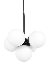 Lampa wisząca K-5362 INEZ 38x68x38 cm do salonu lub pokoju czarny/biały - Miniaturka zdjęcia nr 4