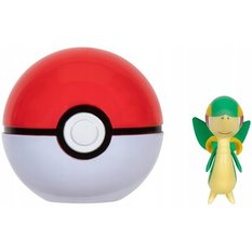 POKEMON CLIP 'N' GO ZESTAW JAZWARES ORYGINALNA FIGURKA SNIVY + POKE BALL - Miniaturka zdjęcia nr 2