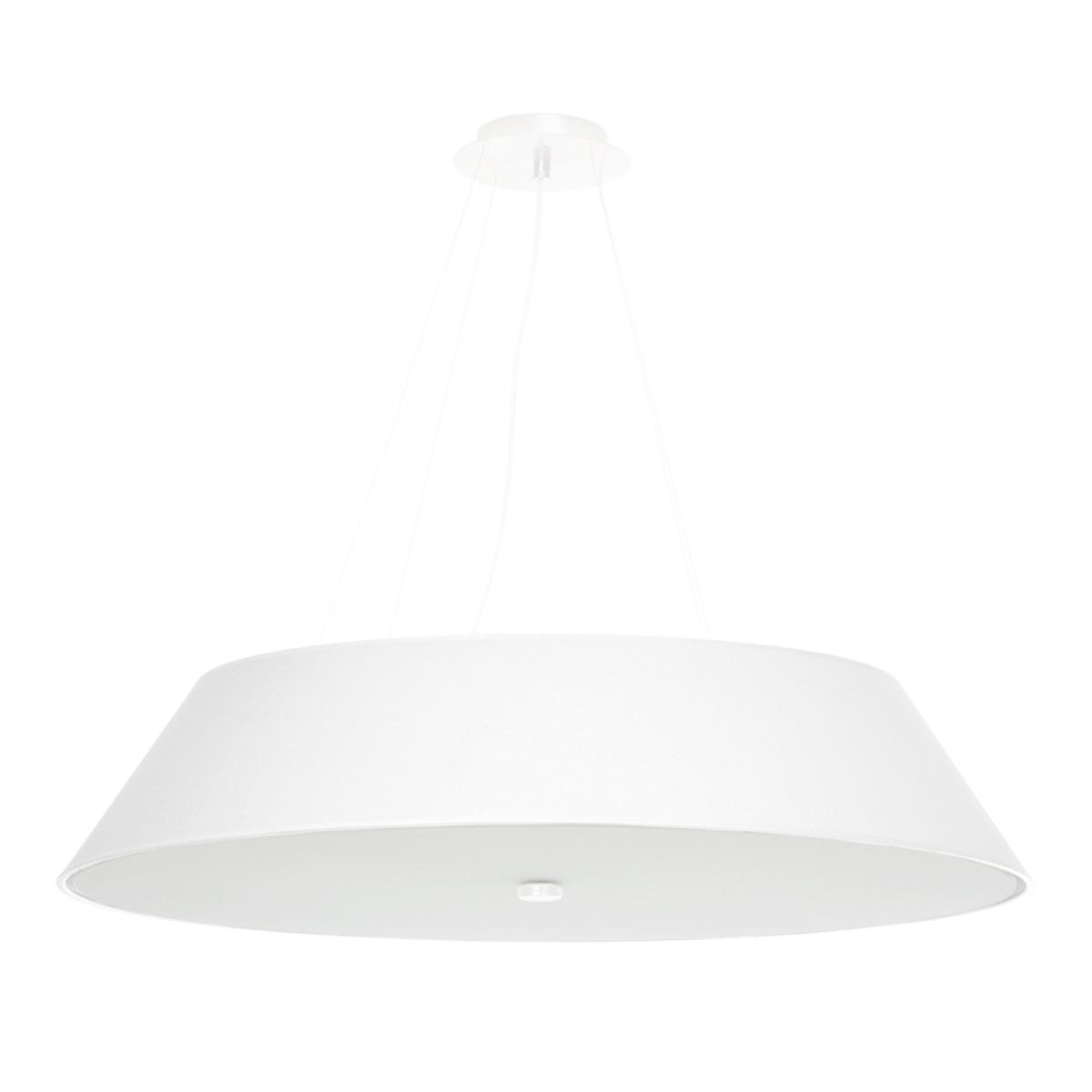 Żyrandol VEGA 105x70x70cm biała lampa wisząca nowoczesna E27 do salonu