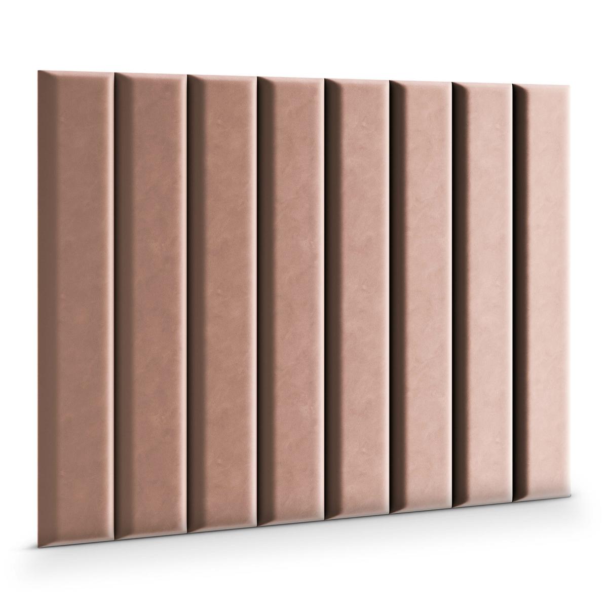 Panele tapicerowane 100x20 na ścianę magic velvet różowy nr. 3