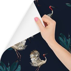 Tapeta – Żurawie, dekoracja w stylu nowoczesnym - Miniaturka zdjęcia nr 3