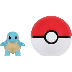 POKEMON CLIP 'N' GO ZESTAW JAZWARES ORYGINALNA FIGURKA SQUIRTLE + POKE BALL - Miniaturka zdjęcia nr 2