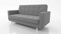 Wersalka rozkładana Naomi 92x218x99 cm do salonu z funkcją spania inari szara - Miniaturka zdjęcia nr 1