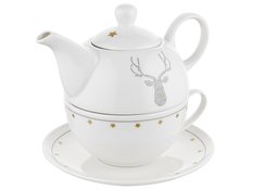 Filiżanka z dzbankiem zestaw Tea For One Mystic Renifer 390 ml - Miniaturka zdjęcia nr 3