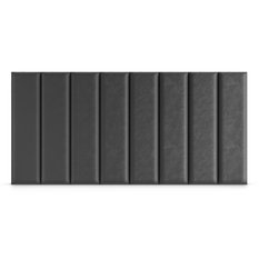 Panele tapicerowane 60x15 cm na ścianę prostokąt grafitowy - Miniaturka zdjęcia nr 4