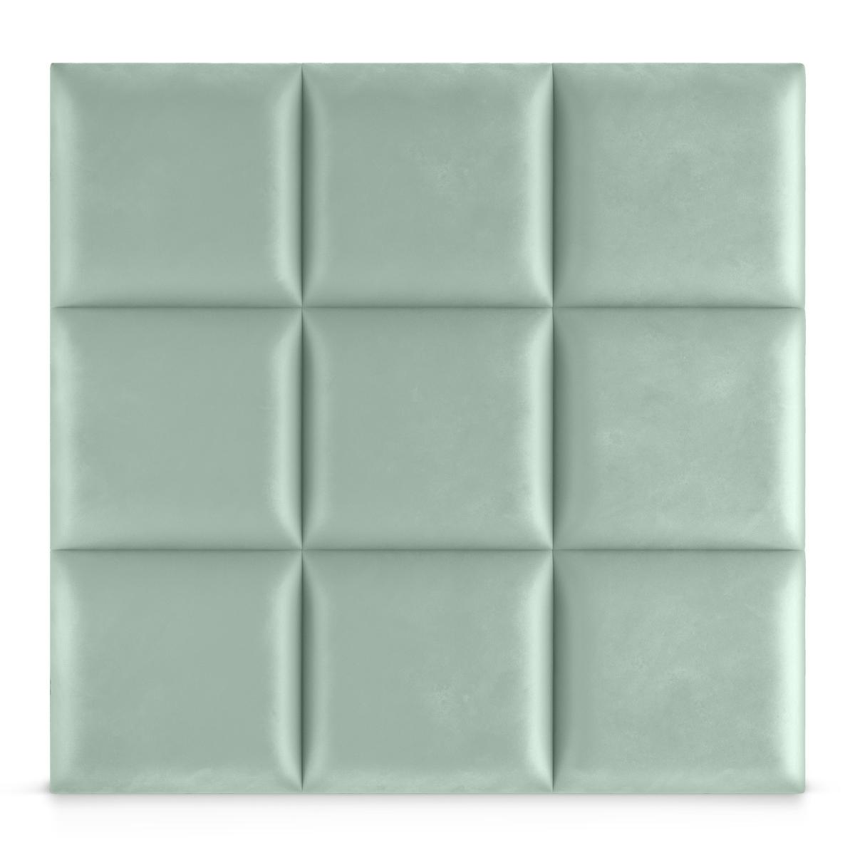 Panele tapicerowane 50x50 na ścianę wezgłowie miętowy nr. 4