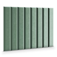 Panele tapicerowane 90x15 na ścianę magic velvet miętowy - Miniaturka zdjęcia nr 3