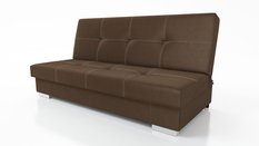 Wersalka Axel 90x195x91 cm do salonu tkanina obiciowa sawana brązowy - Miniaturka zdjęcia nr 1