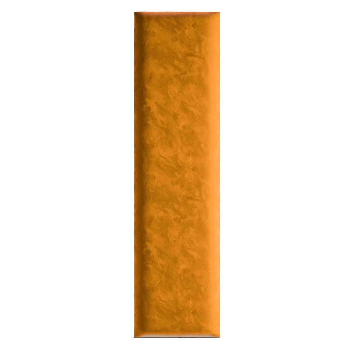  Panele tapicerowane  60x15 cm na ścianę magic velvet miodowy nr. 2