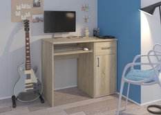 Biurko MODERN 100x50 cm sonoma z szafką i szufladą do biura  - Miniaturka zdjęcia nr 2