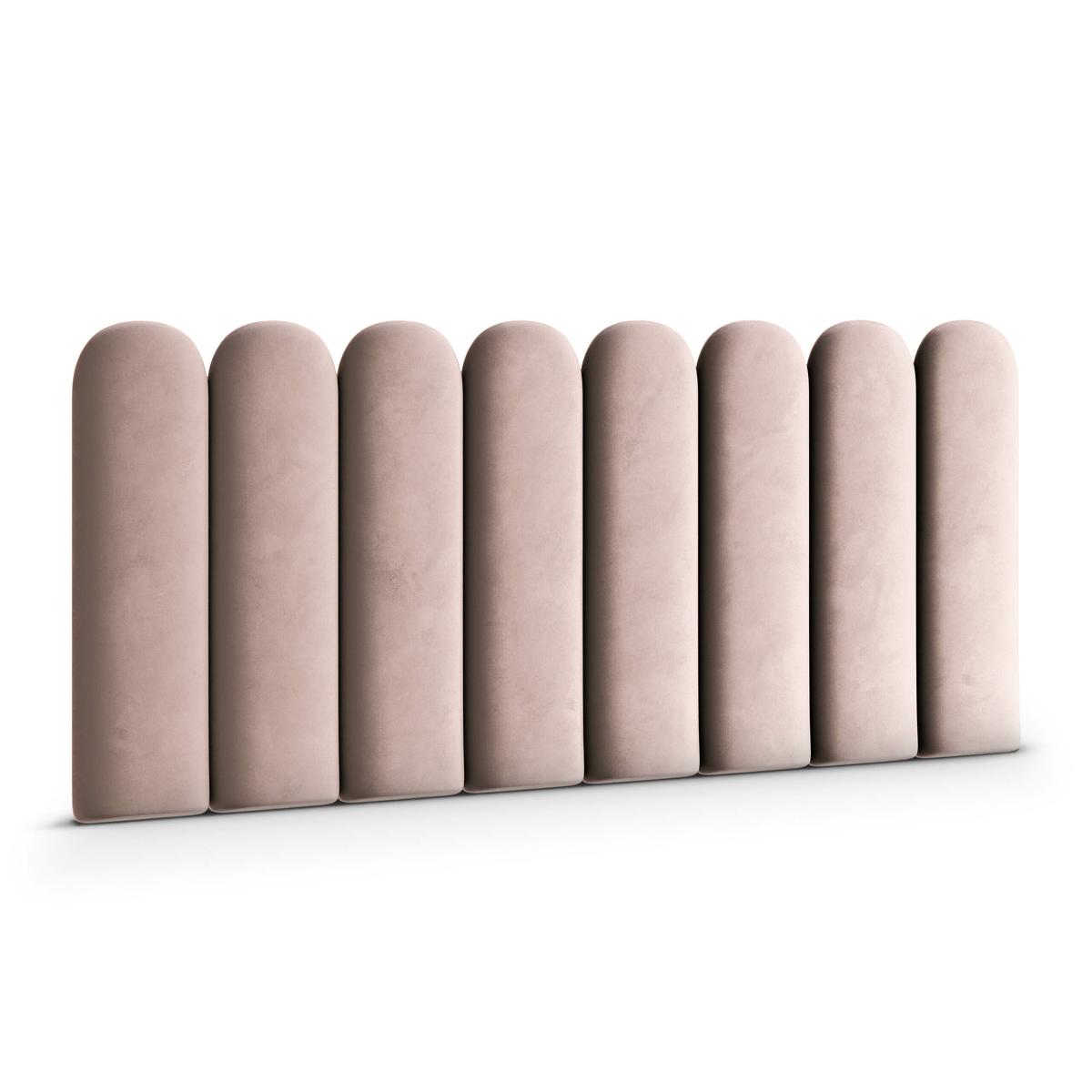 Panele tapicerowane 30x80 cm na ścianę płotek róż magic velvet