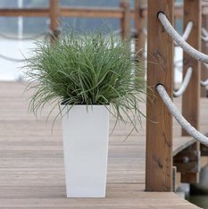 Doniczka wysoka DURS300 z wkładem Biała 35l - Miniaturka zdjęcia nr 6