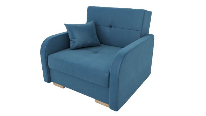Sofa Pola 85x103x97 cm do salonu rozkładana kronos niebieska