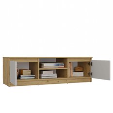 Szafka RTV Malwa 36x120x40 cm do salonu dąb artisan kaszmir beż - Miniaturka zdjęcia nr 12