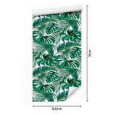 Tapeta, Liście Monstera, Efekt 3D, Dekoracja Nowoczesna, Do Sypialni - Miniaturka zdjęcia nr 2