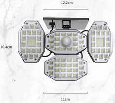 Lampa solarna LED słupek czujnik ruchu i zmierzchu  - Miniaturka zdjęcia nr 11