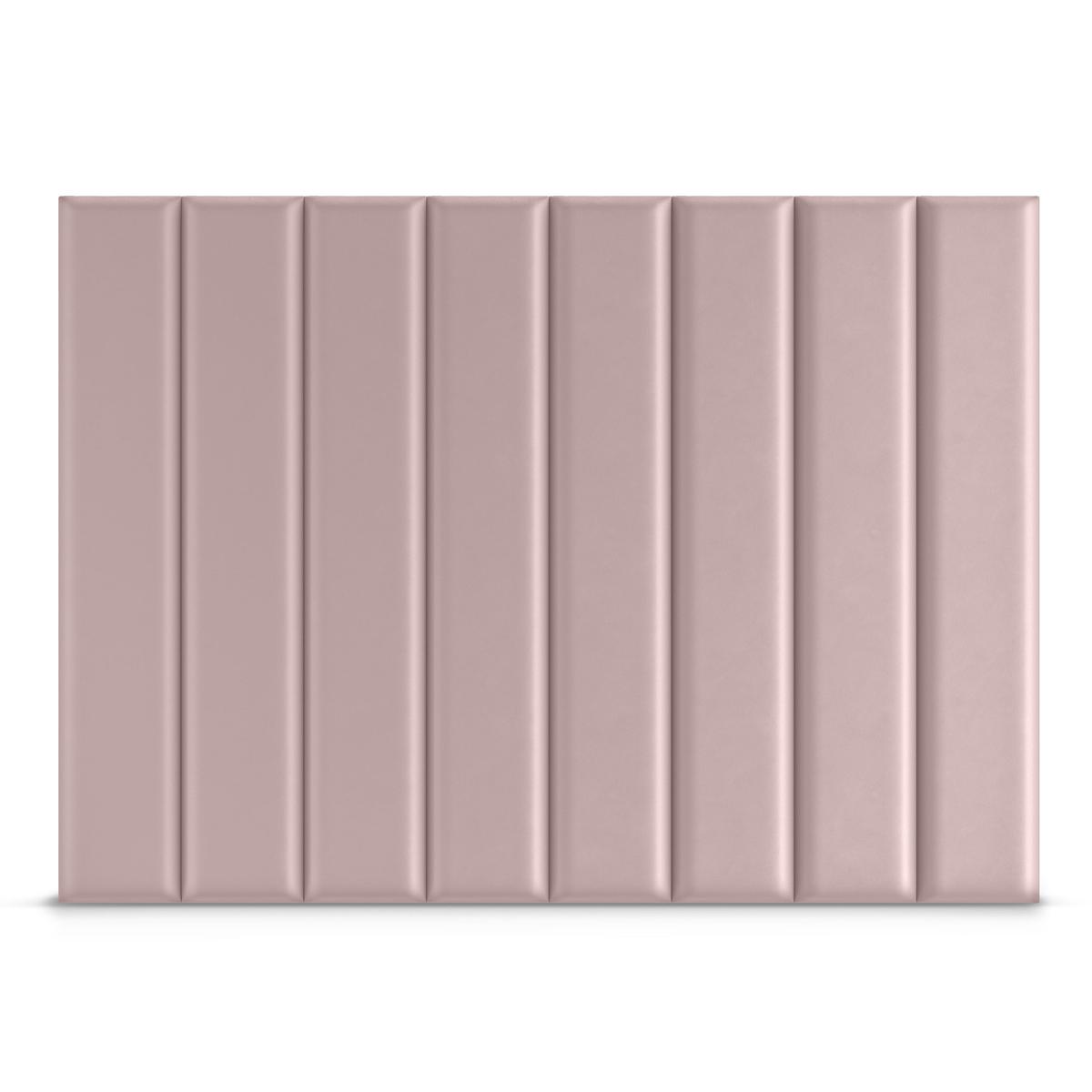 Panele tapicerowane 100x20 na ścianę wezgłowie różowy nr. 4