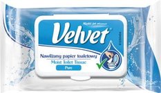 Velvet nawilżany papier toaletowy 48szt. Pure