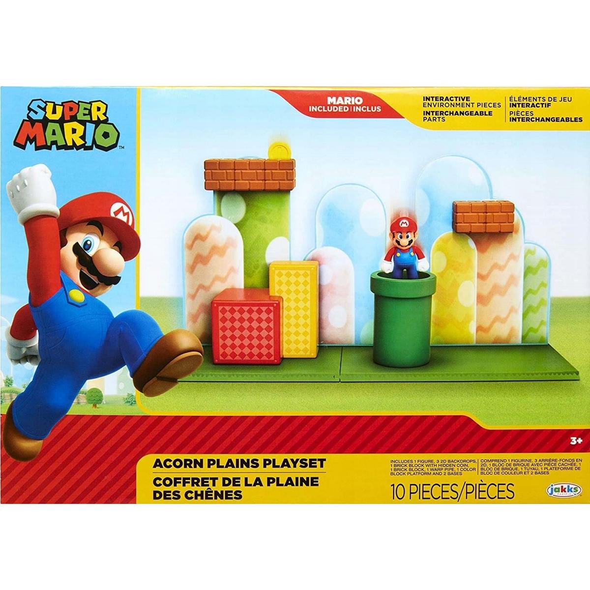 ZESTAW ACORN PLAINS PLAYSET + FIGURKA MARIO SUPER MARIO JAKKS PACIFIC  nr. 2