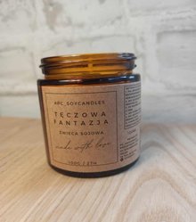 Świeca Sojowa Zapachowa Tęczowa Fantazja 120ml 27h