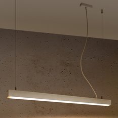 Lampa wisząca PINNE 90 biała 3000K 150x6x90cm nowoczesna LED do salonu - Miniaturka zdjęcia nr 3