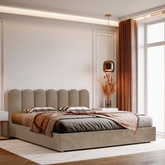 Panele tapicerowane 30x60 cm na ścianę płotek beżowy - Miniaturka zdjęcia nr 5