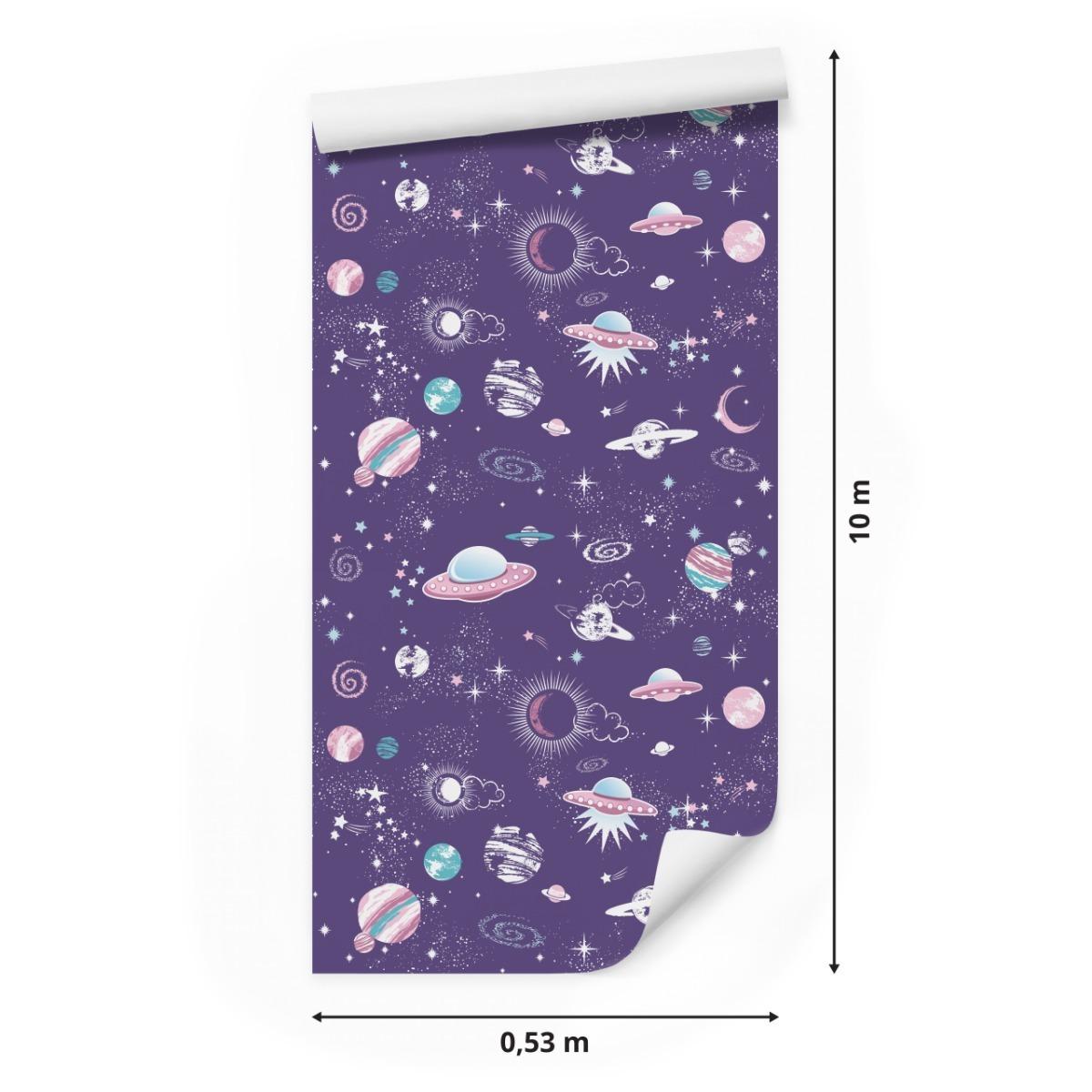 Tapeta Do Pokoju Chłopca Gwiazdy KOSMOS Planety  nr. 2